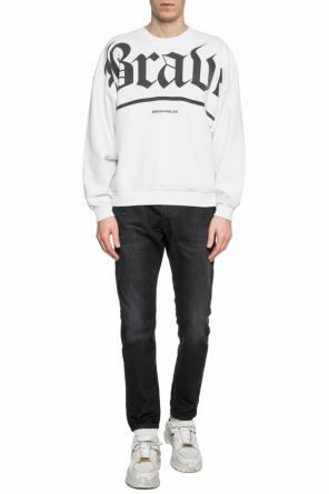 Sweatshirt with lettering print, zdjęcie 2 Sweatshirt with lettering print od Diesel